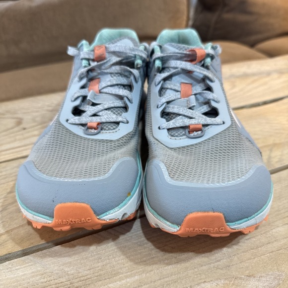 Altra Timp 3 Womens 8 Light Blue Coral Trail Running Shoes AL0A4VRB007 - Picture 2 of 8